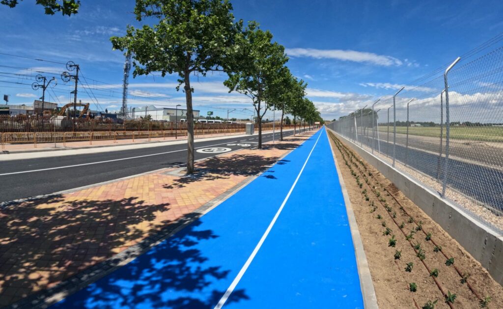 Getafe Concluye Las Obras En La ‘carretera Del Cementerio Con Doble Sentido De Circulación Y 8120