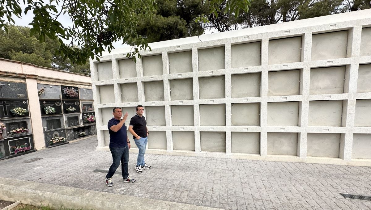 Finaliza la ampliación en el cementerio de La Nucía con la creación de 88 nichos de hormigón prefabricado