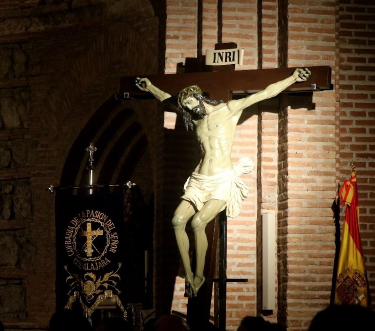 Guadalajara recupera la talla del Cristo de la Expiración de la Capilla del Cementerio