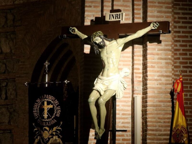 Guadalajara recupera la talla del Cristo de la Expiración de la Capilla del Cementerio