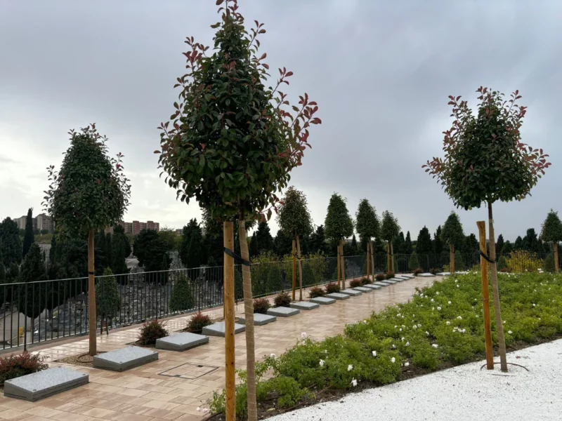 Inauguran en el cementerio de la Almudena un espacio con columbarios en recuerdo a los niños no nacidos